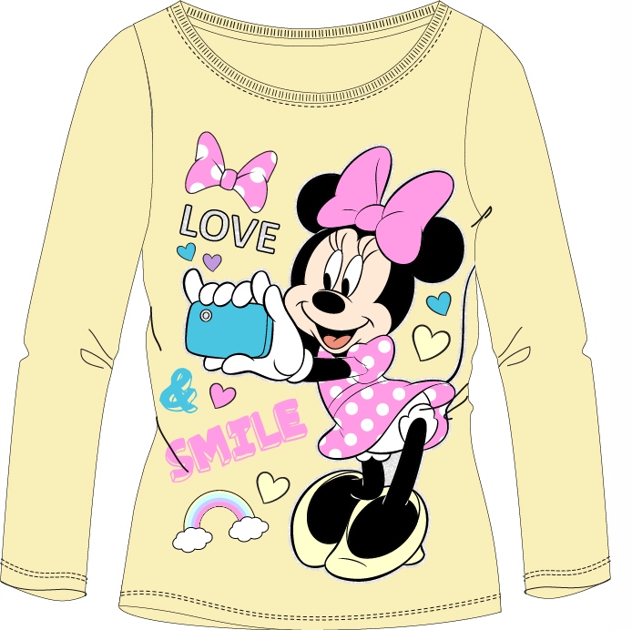

Koszulka Długi Rękaw Myszka Minnie 104 Żółty