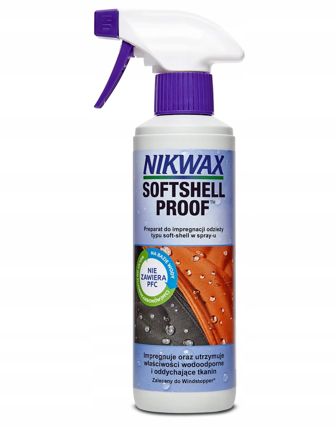 Impregnácia na oblečenie Nikwax SoftShell Proof Spray-On 300ml