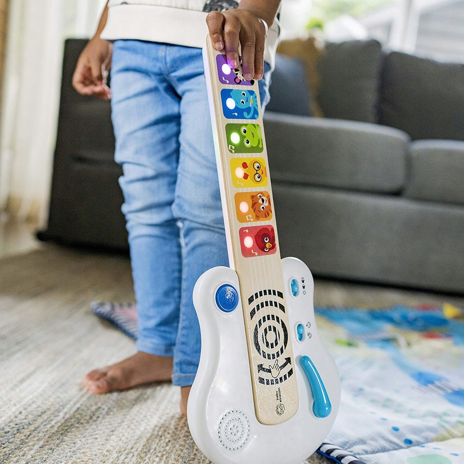 HAPE Baby Einstein Gitara Magiczna dotykowa gitara dla dzieci Kolor wielokolorowy