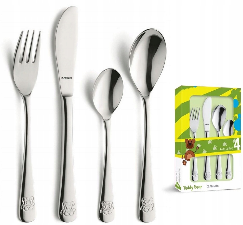 

MAS24 Zestaw Sztućców Sztućc Amefa Teddy Bear 4 El