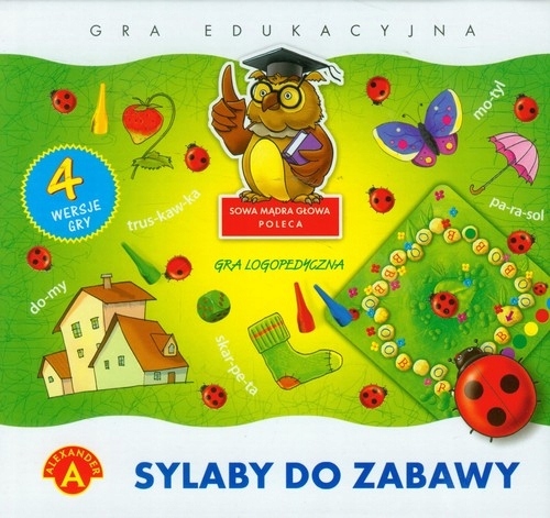 Gra planszowa Sowa Mądra Głowa – Sylaby do Zabawy Alexander