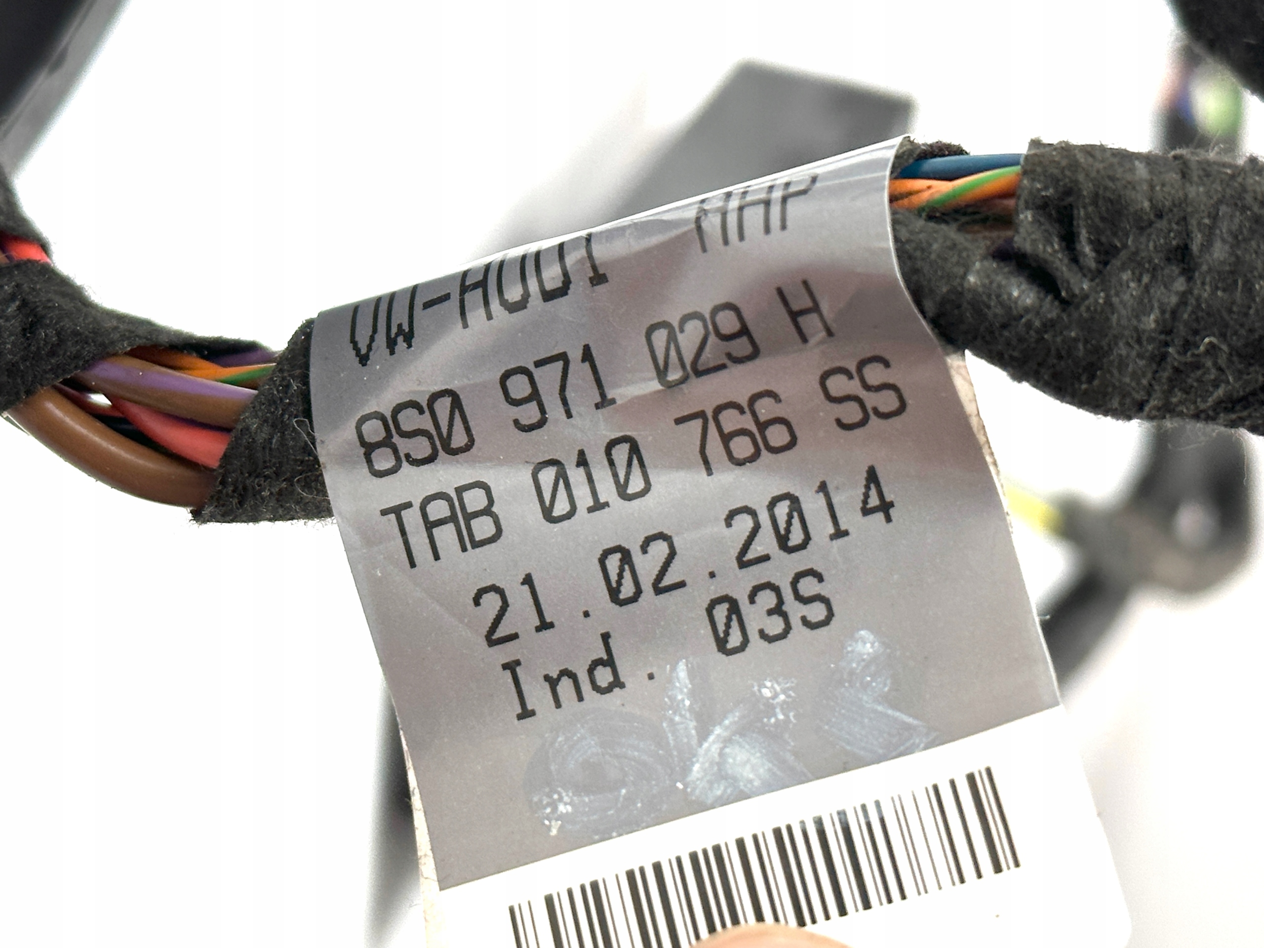 AUDI TT 8S bundle wiring door of left left front EUROPA 8S0971029H