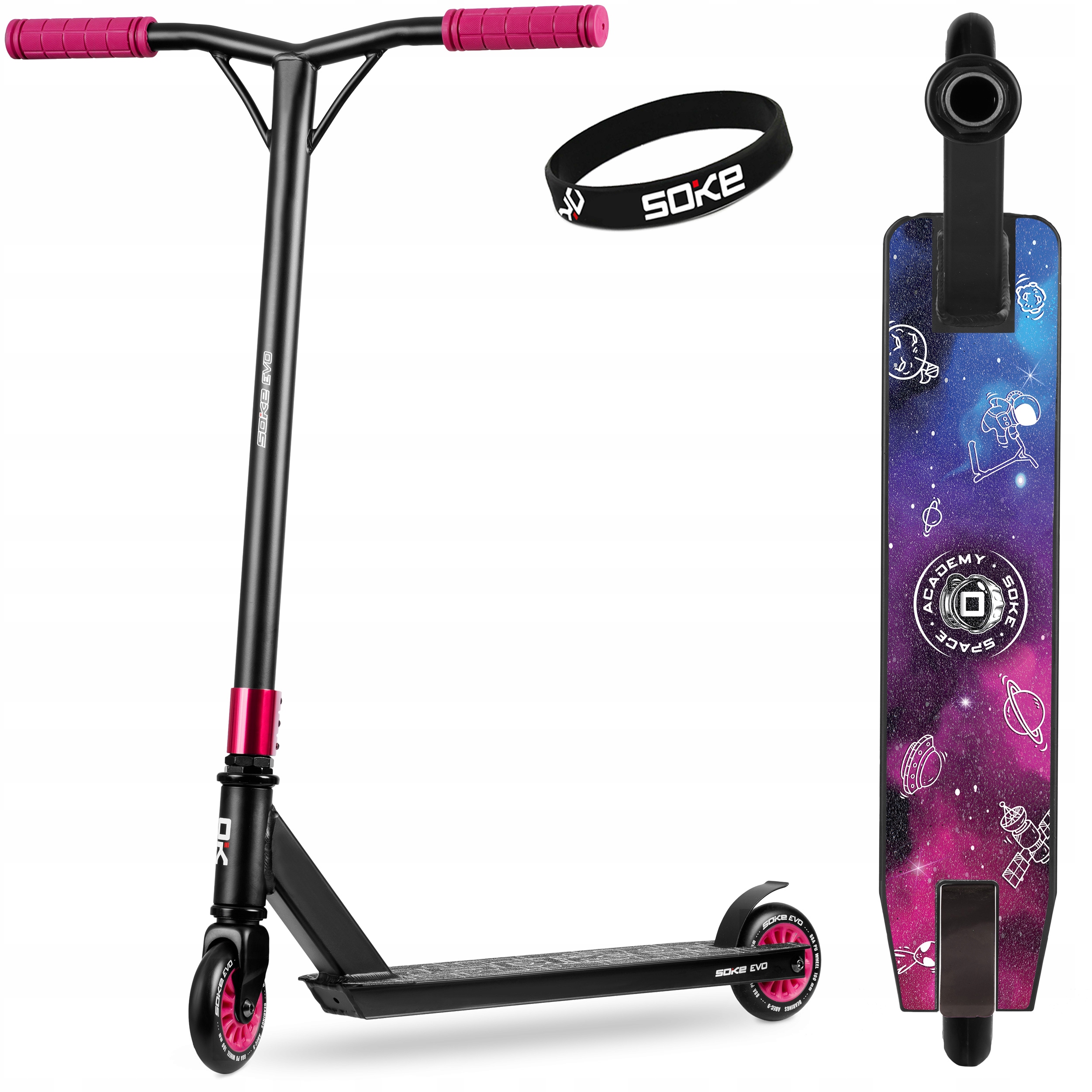 

Hulajnoga wyczynowa Soke Evo 100kg ABEC-9 Stunt