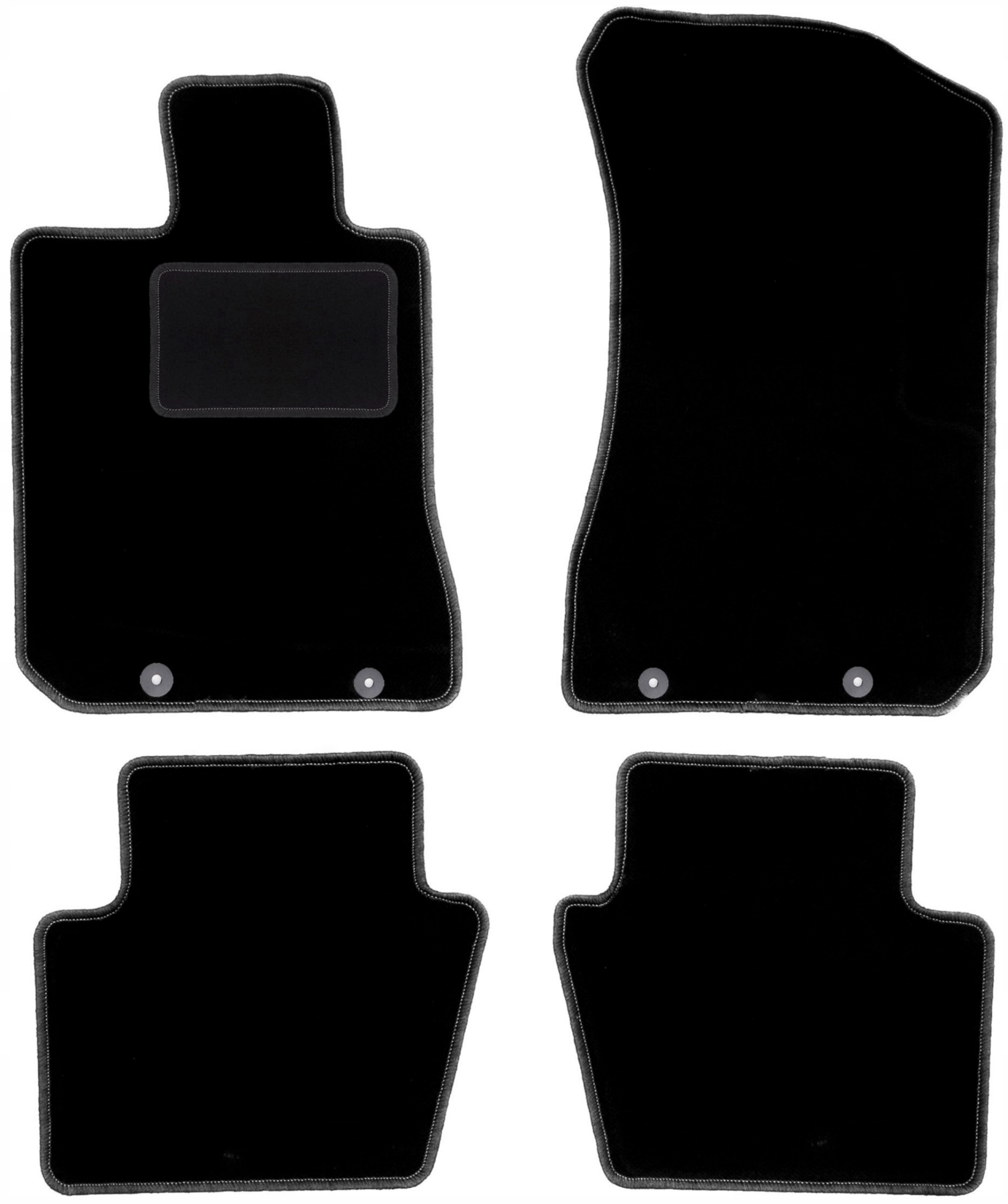 velurové autokoberce pro vůz Honda Legend IV sedan (2004-2012)
