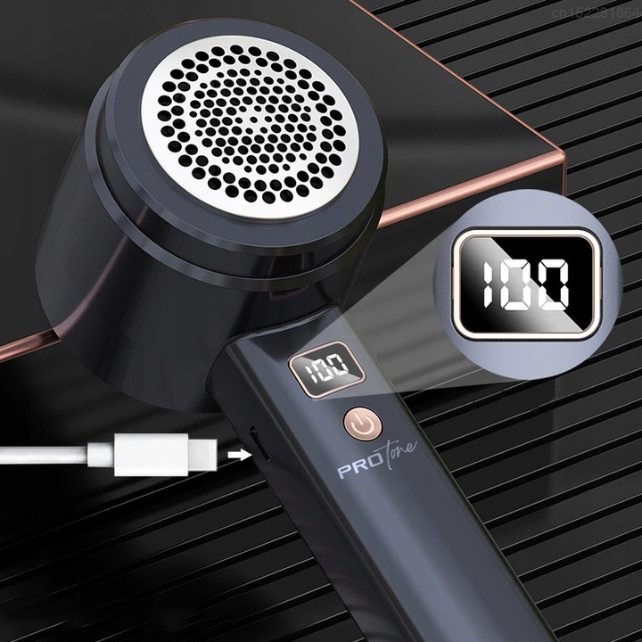 GOLARKA DO UBRAŃ TAPICERKI 8W AKUMULATOROWA +LED +SUPER 3-SPEED +KABEL Moc 5 W