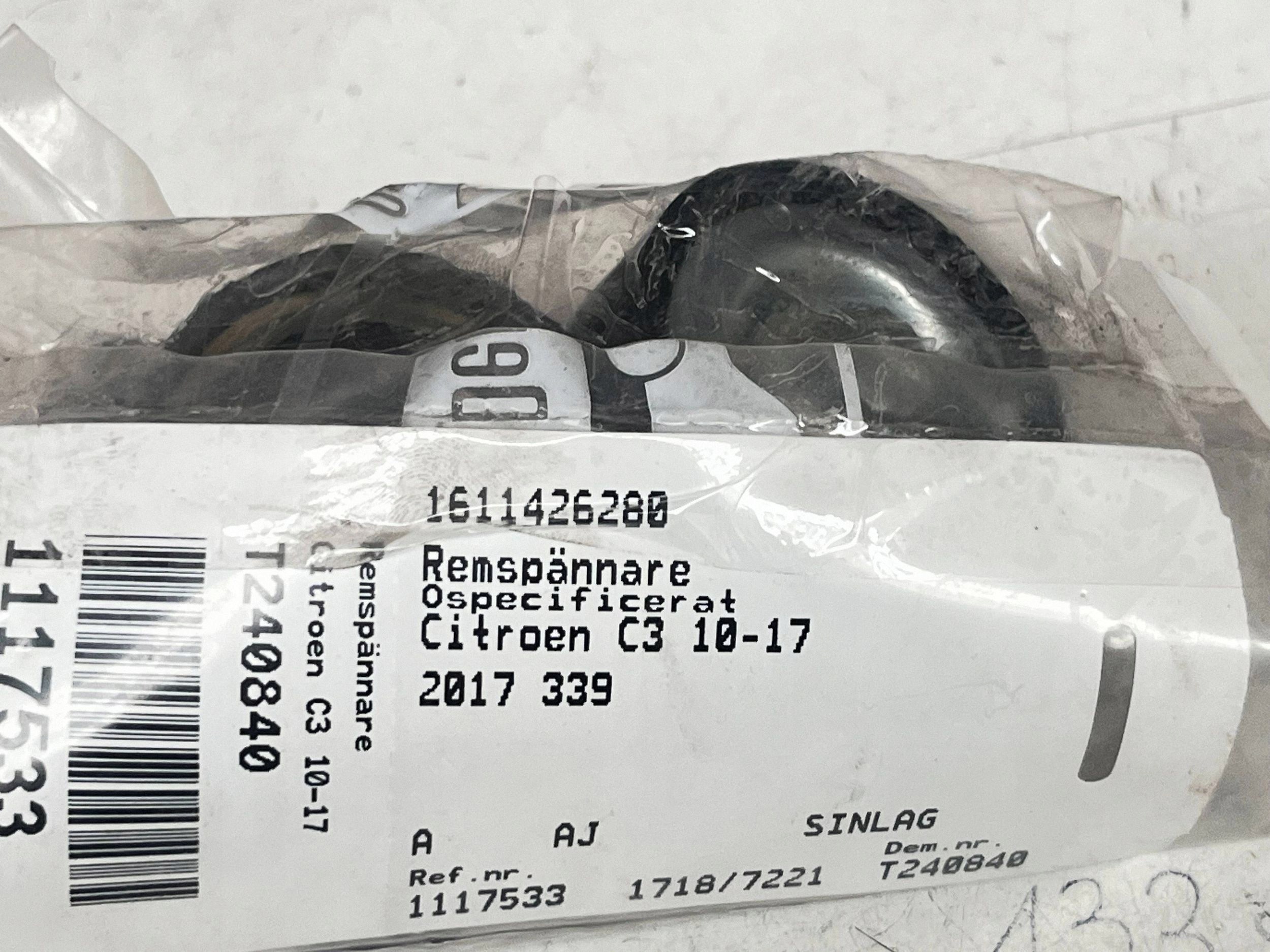 španovákem alternátoru PEUGEOT 2008 a 1611426280 @A