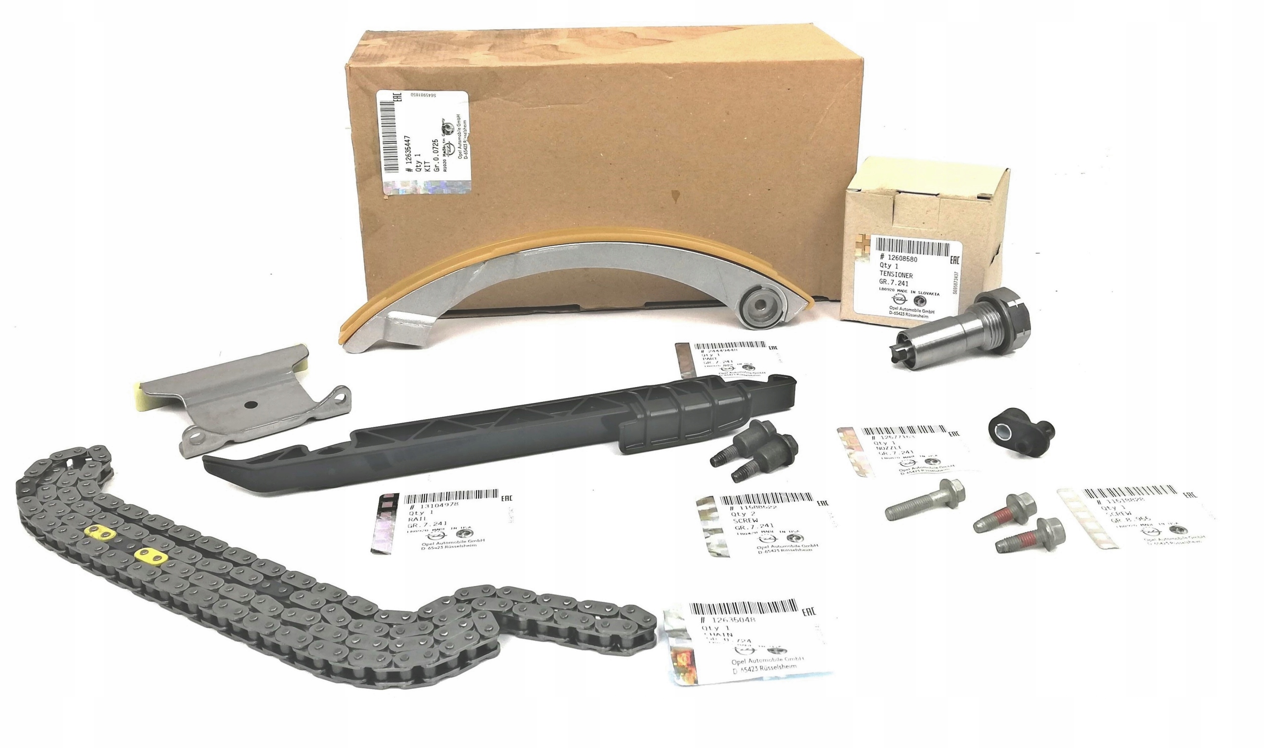 12635447 - КОМПЛЕКТ ЛАНЦЮГА ГРМ ДЛЯ OPEL ASTRA J INSIGNIA 2.0 T