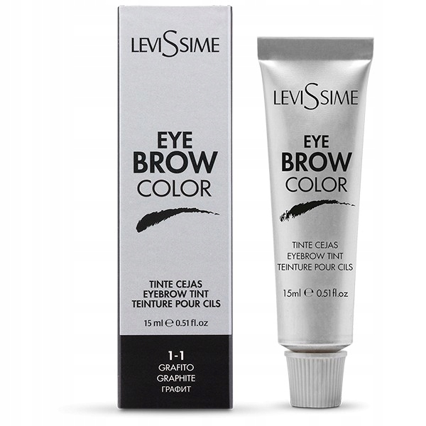 

Farba do Brwi Grafit Levissime Eyebrow Color 15ml