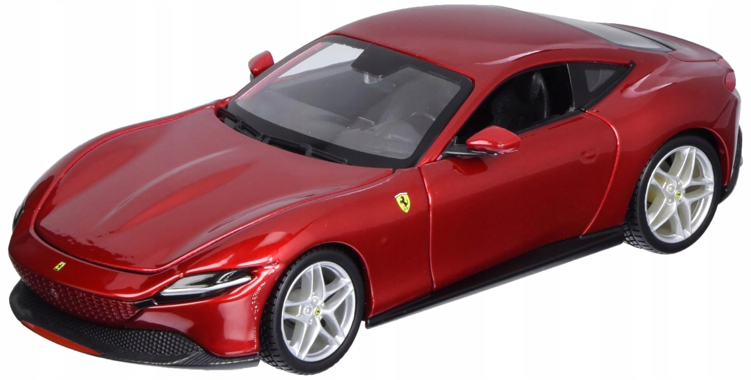 Bburago Ferrari Roma 1:24 Model Pohyblivé Dveře Červené 20 cm