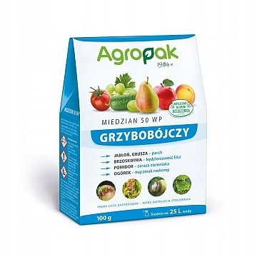 

Miedzian 50WP 100G Grzybobójczy Choroby DW11/2023R