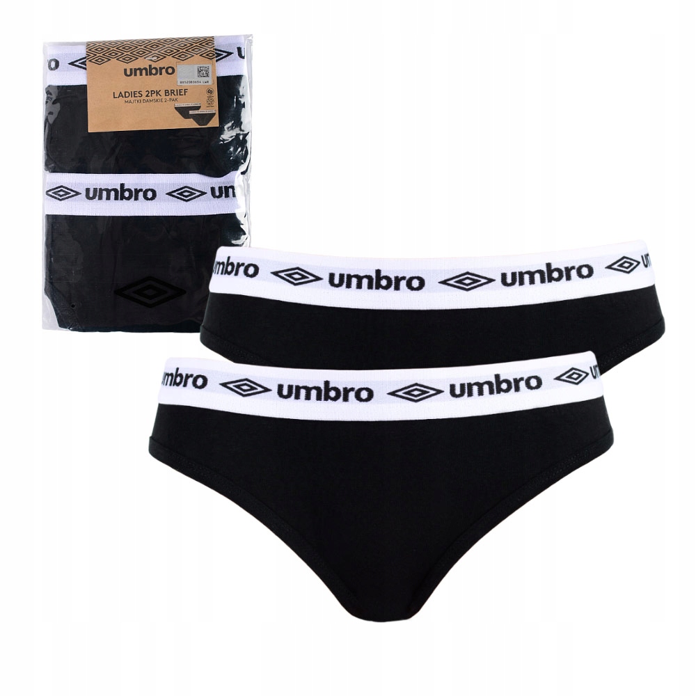 

Umbro Figi Damskie 2 sztuki Czarne Rozmiar L