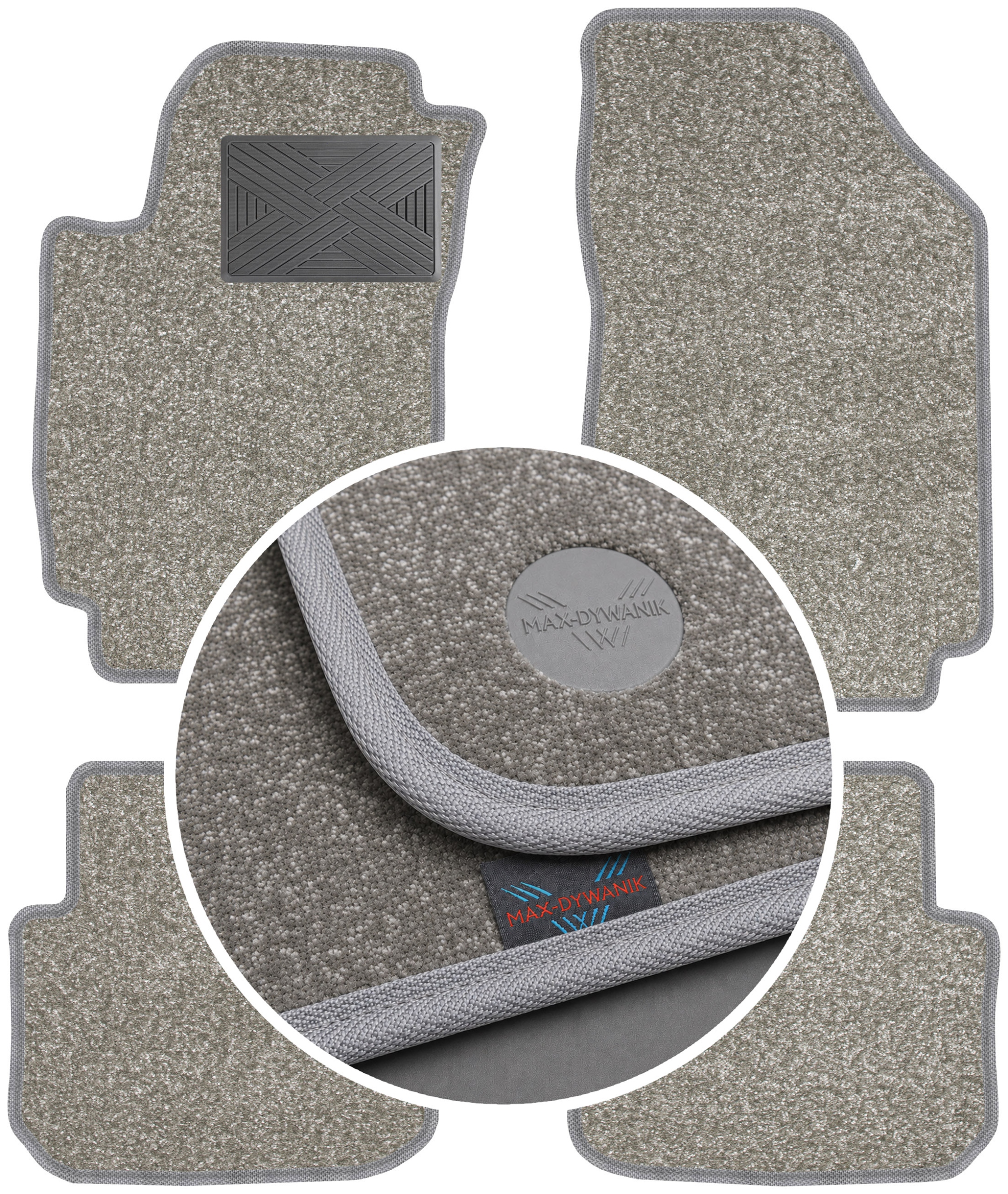 Fiat Stilo Hatchback 2001-2010 Koberce do auta Perl-Line 12 mm