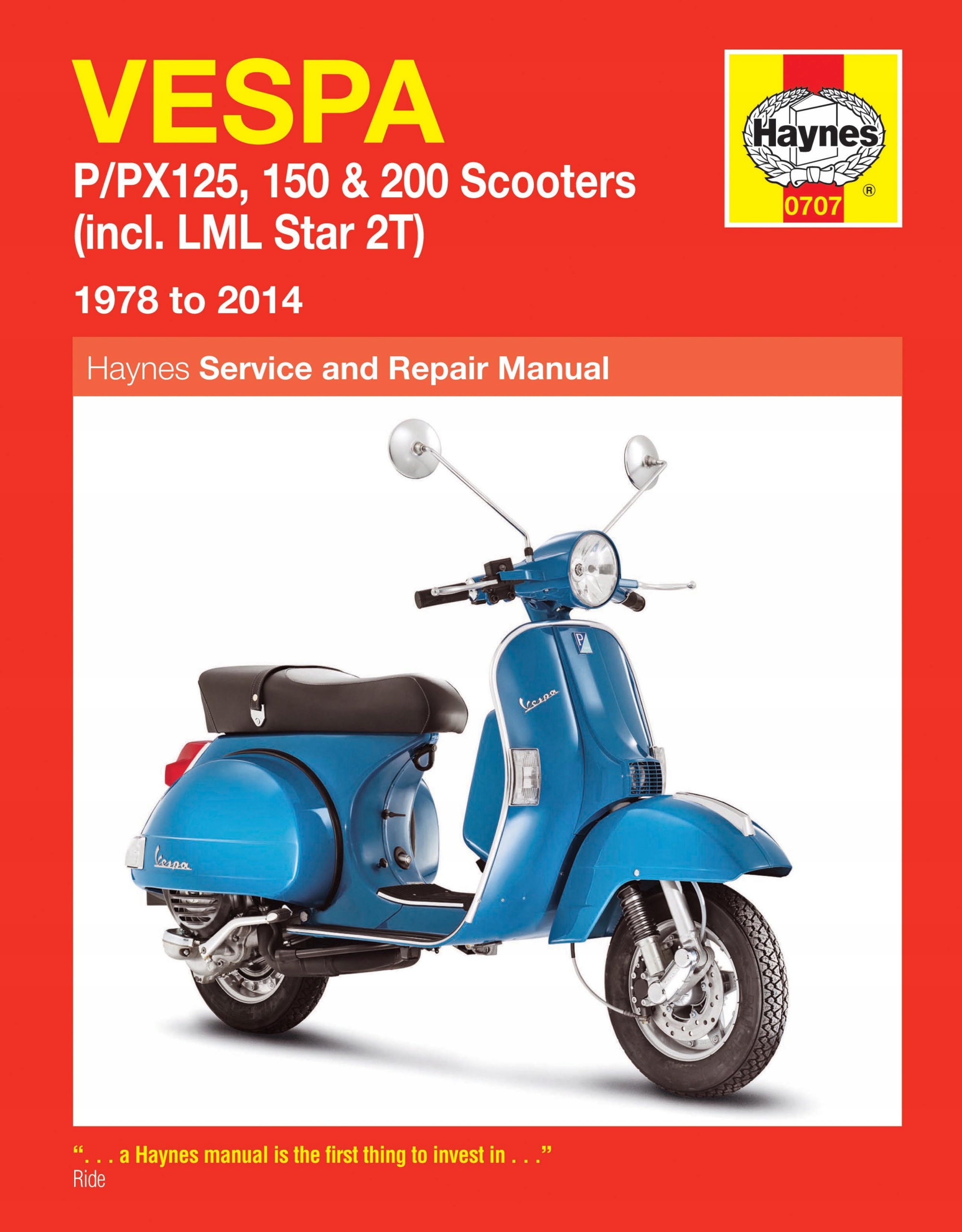 SKUTERY VESPA P PX125 1500 200 NAPRAWA OPIS