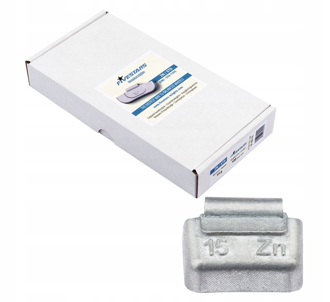 

Ciężarki Cynkowe Nabijane do Felg Stalowych 15g