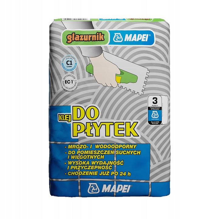 

Mapei Glazurnik Klej do płytek mrozoodporny 25kg
