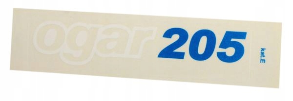 

Naklejka pokrywy bocznej Romet Ogar 205 niebieska