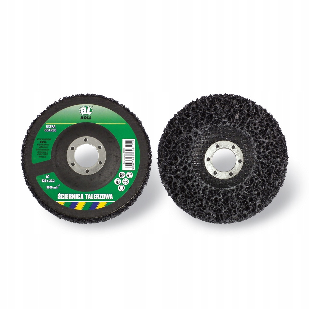 

Boll Ściernica Talerzowa 125mm włos murzyna