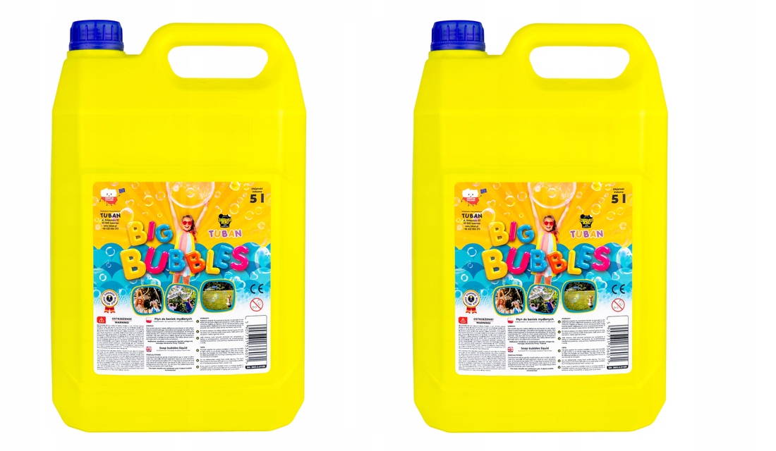2w1 PŁYN DO DUŻYCH BANIEK MYDLANYCH 10L