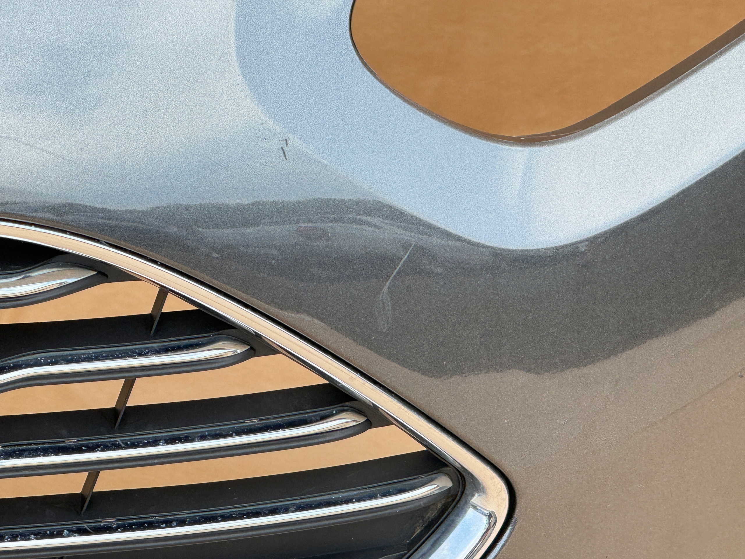 FORD FIESTA MK7 LIFT 2012-2017 bumper front MAGNETIC GRAY original