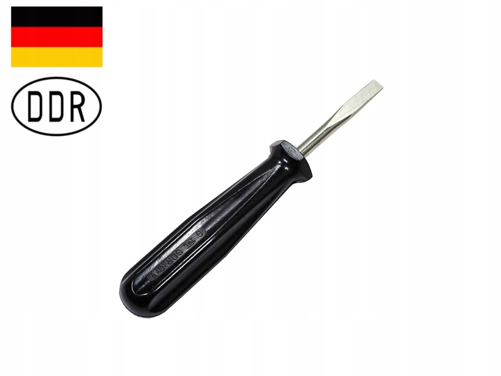 ŚRUBOKRĘT PŁASKI DDR ORYGINAŁ Producent WZMOTO