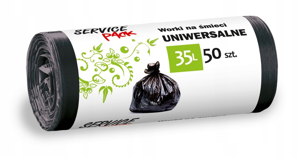 

Worki Na Śmieci Mocne Ekologiczne Hdld 35L 50szt