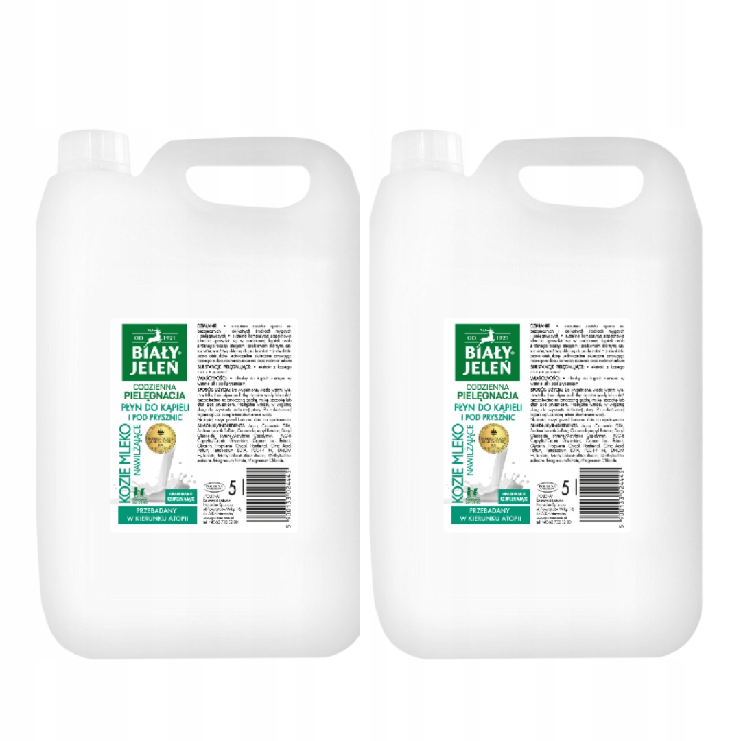 

Biały Jeleń Żel do kąpieli z kozim mlekiem 5L x2