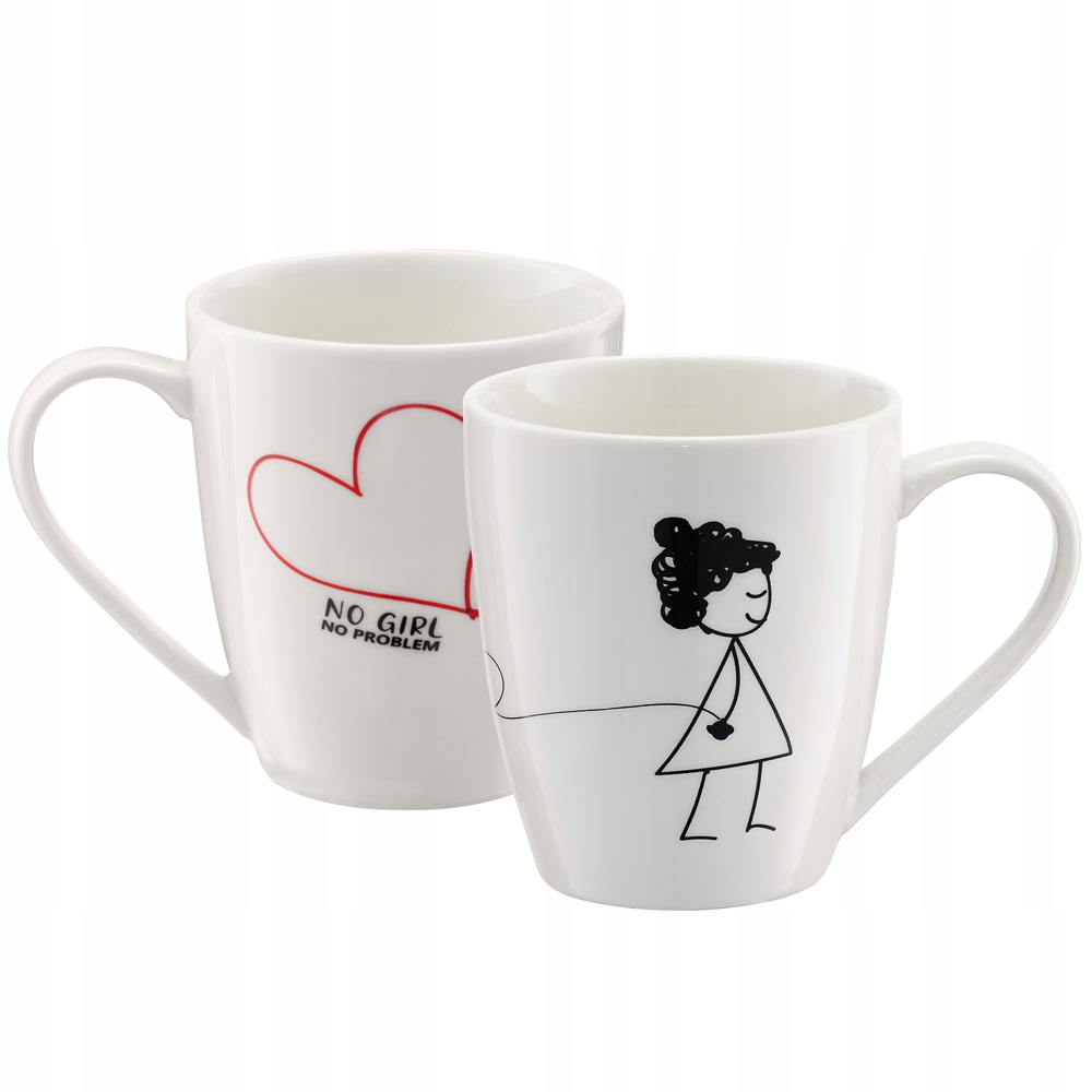 

62924 Ambition Love Kubek No Girl No Problem 370ML