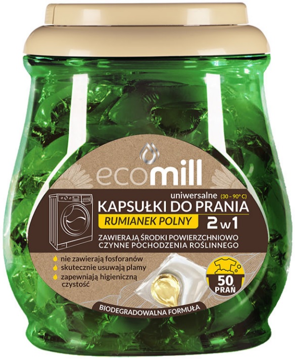 

Ecomill kapsułki do prania Rumianek Polny 50 szt.