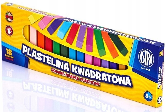 

Astra Plastelina Szkolna 18 Koloró Kwadratowa