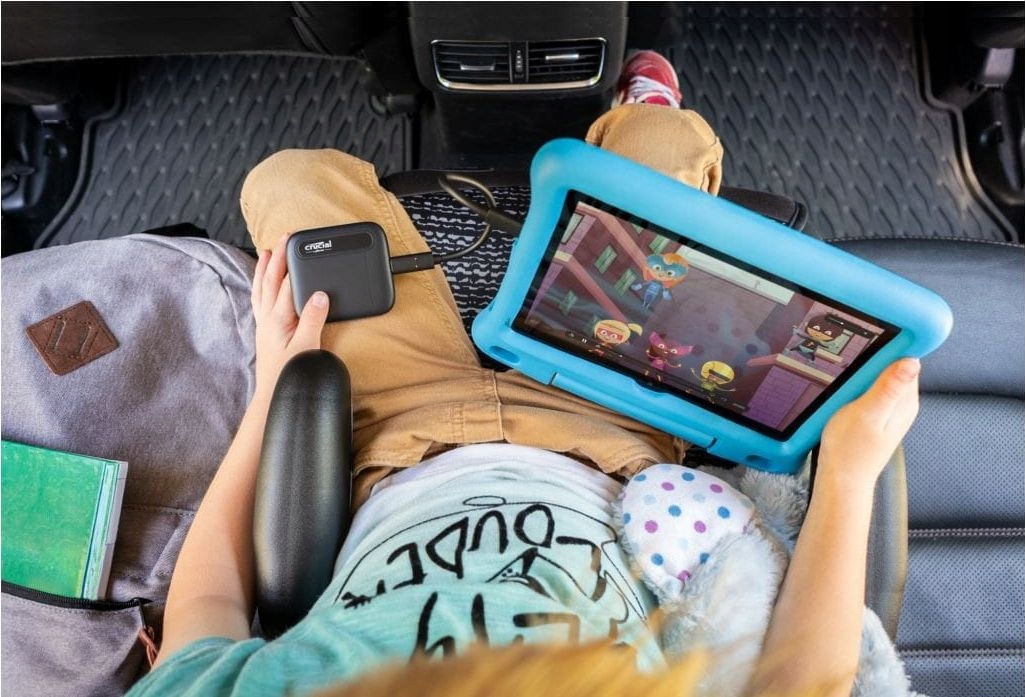 Dysk zewnętrzny SSD Crucial X6 500GB Interfejs USB 3.1 USB 3.2 USB typ C