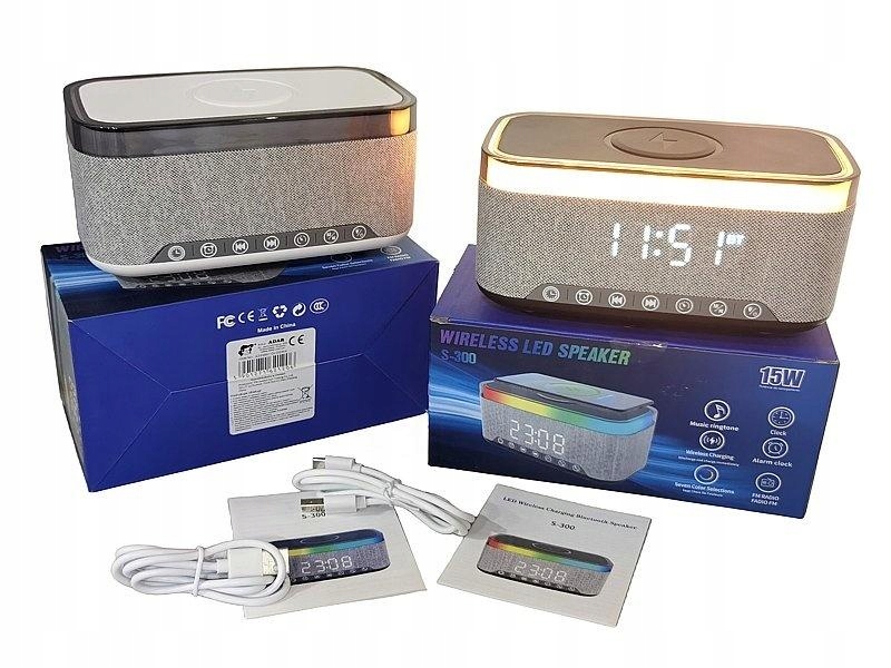 Reproduktor s hodinami, rádio, Usb budík 15W
