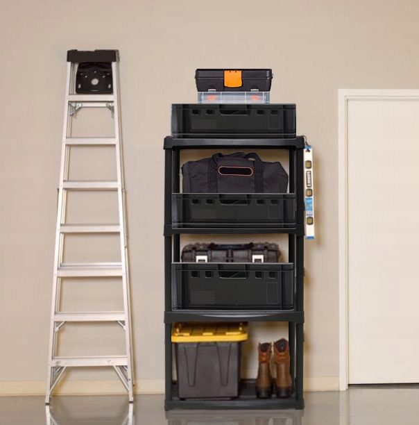 SKRZYNKA MAGAZYNOWA POJEMNIK PLASTIKOWY TRANSPORTOWY 400x125x600 Kod producenta 20443