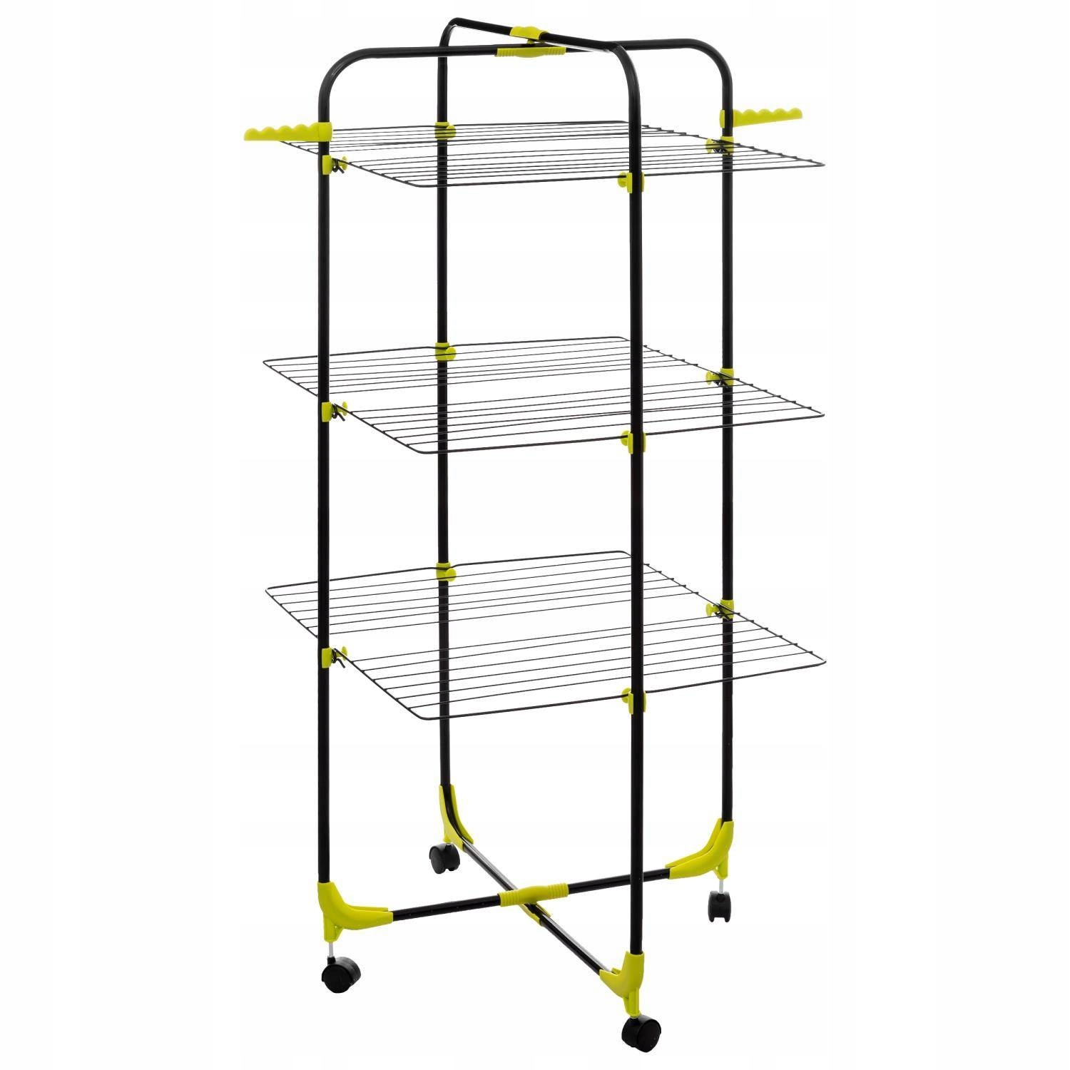 Levně Sušák Na Prádlo Věžová 3 úrovně na kolečkách