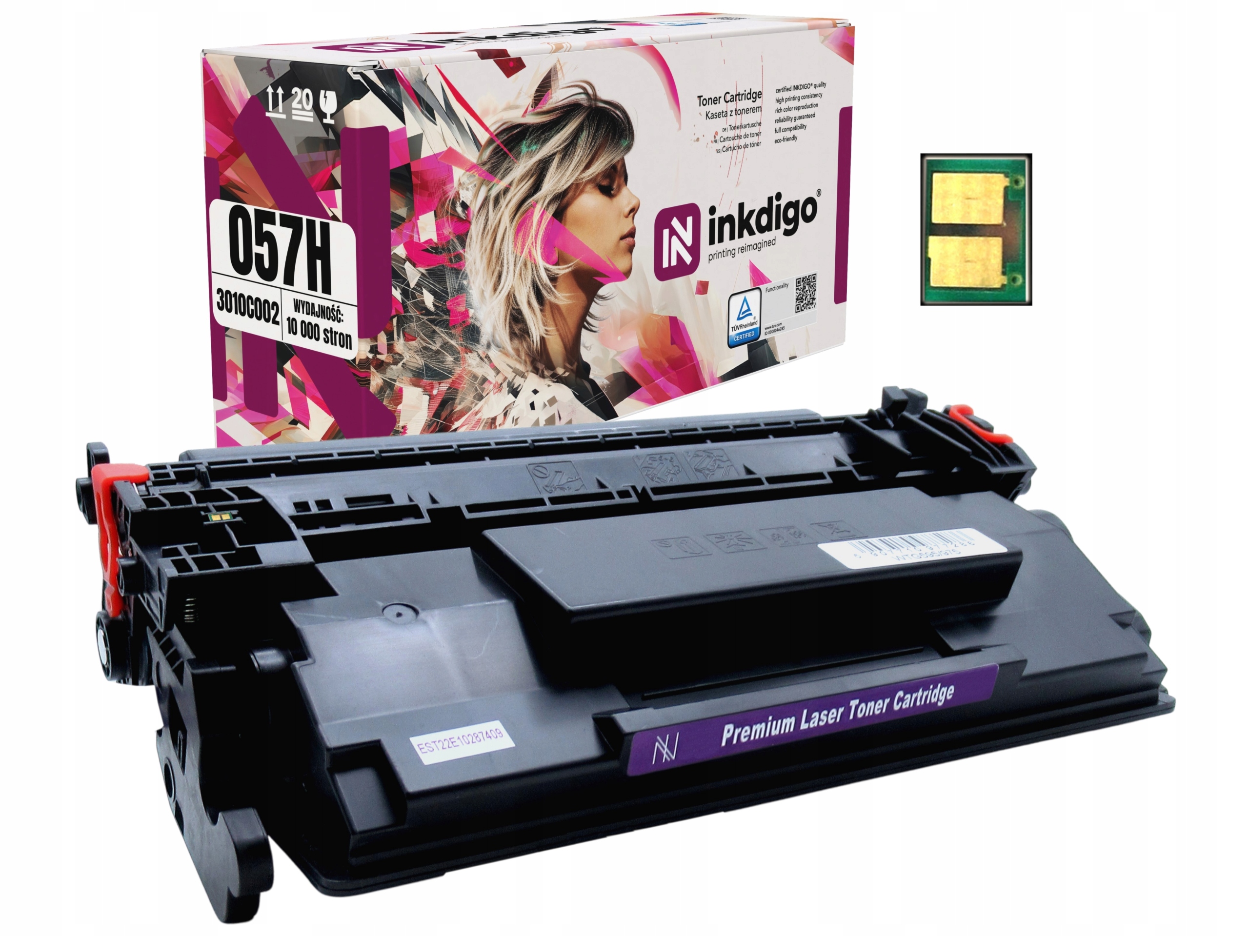 Toner CRG057H 057H 3010C002 do Canon MF443dw +czip