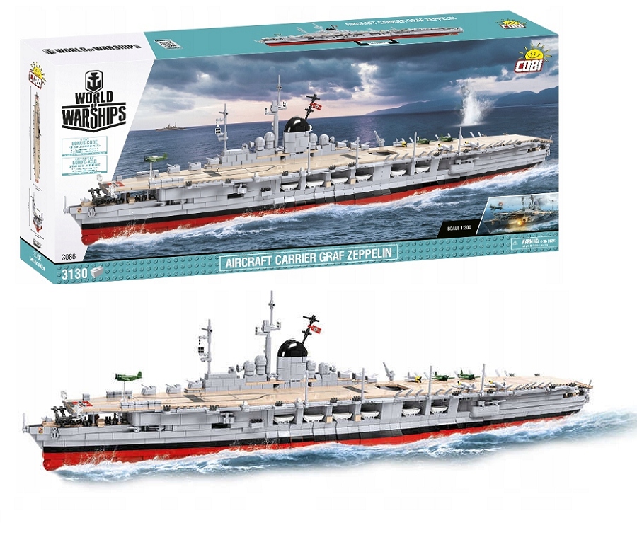 Cobi 3086 Aircraft Carrier Graf Zappelin 3130K