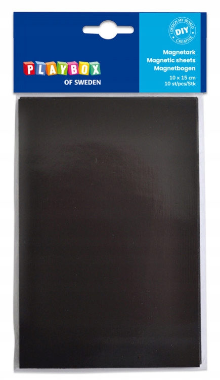 DIY Arkusze magnetyczne magnes samoprzylepny 10 x15 cm 10 szt.