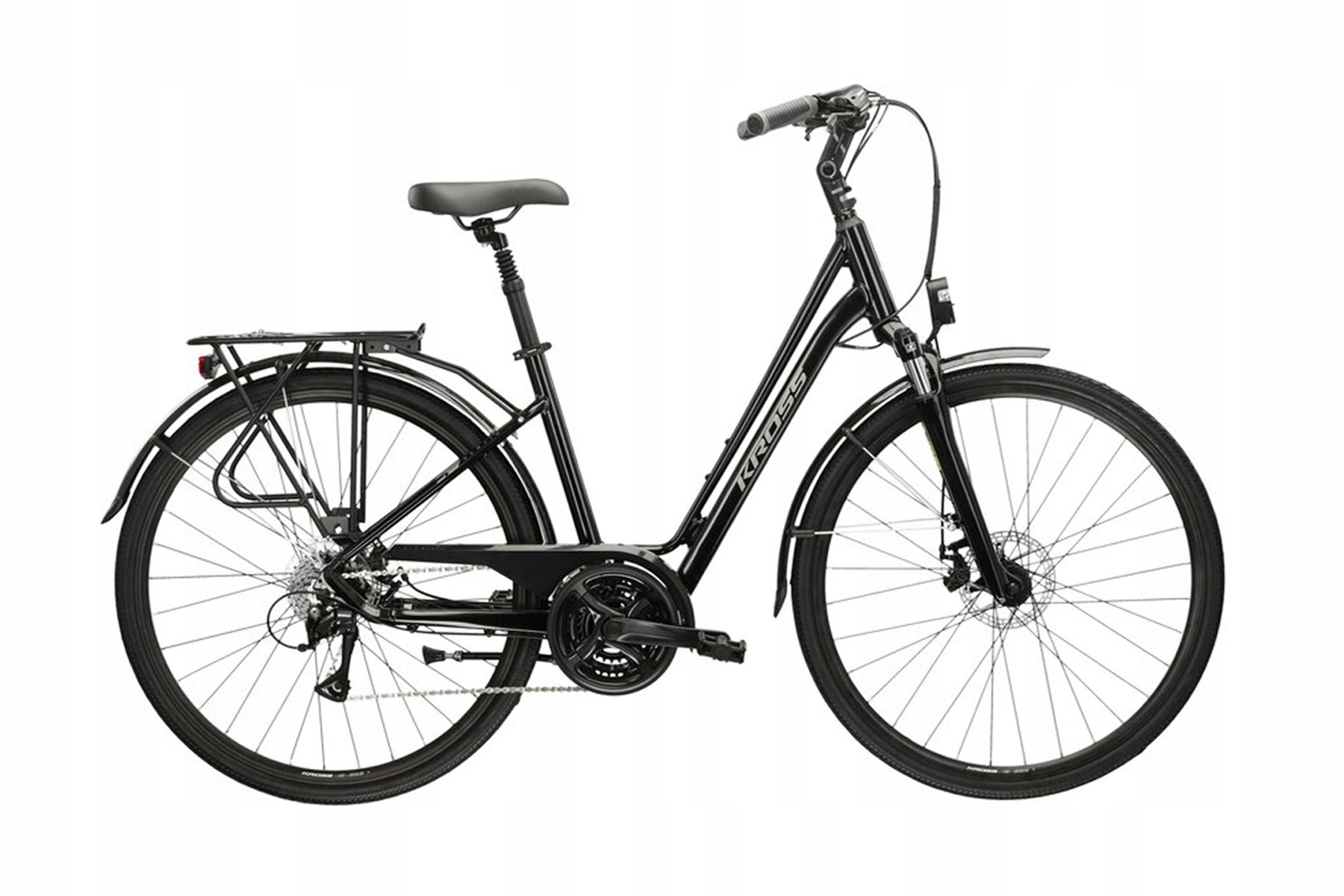 Rower trekkingowy Kross Sentio 3.0 rama 16 cali koło 28 " czarny