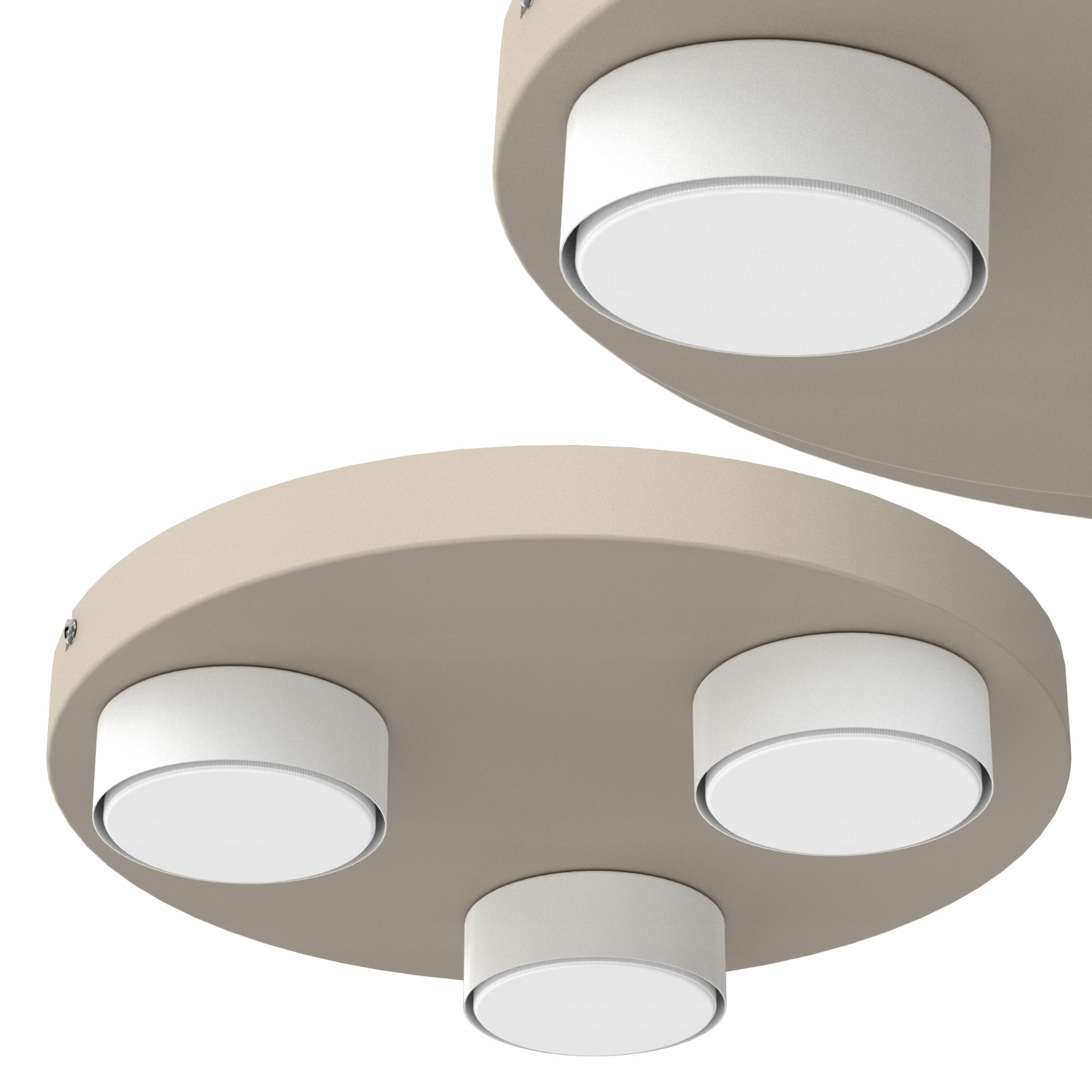 Lampa Sufitowa Plafon Led Loft GX53 Kaszmir Polska Lampa Ozdobna 3pkt