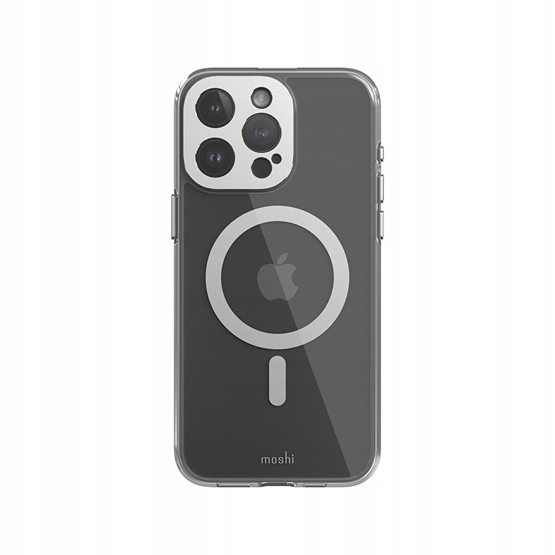 Moshi iGlaze MagSafe Obal iPhone 15 Pro Max (Luna Silver Strieborná)