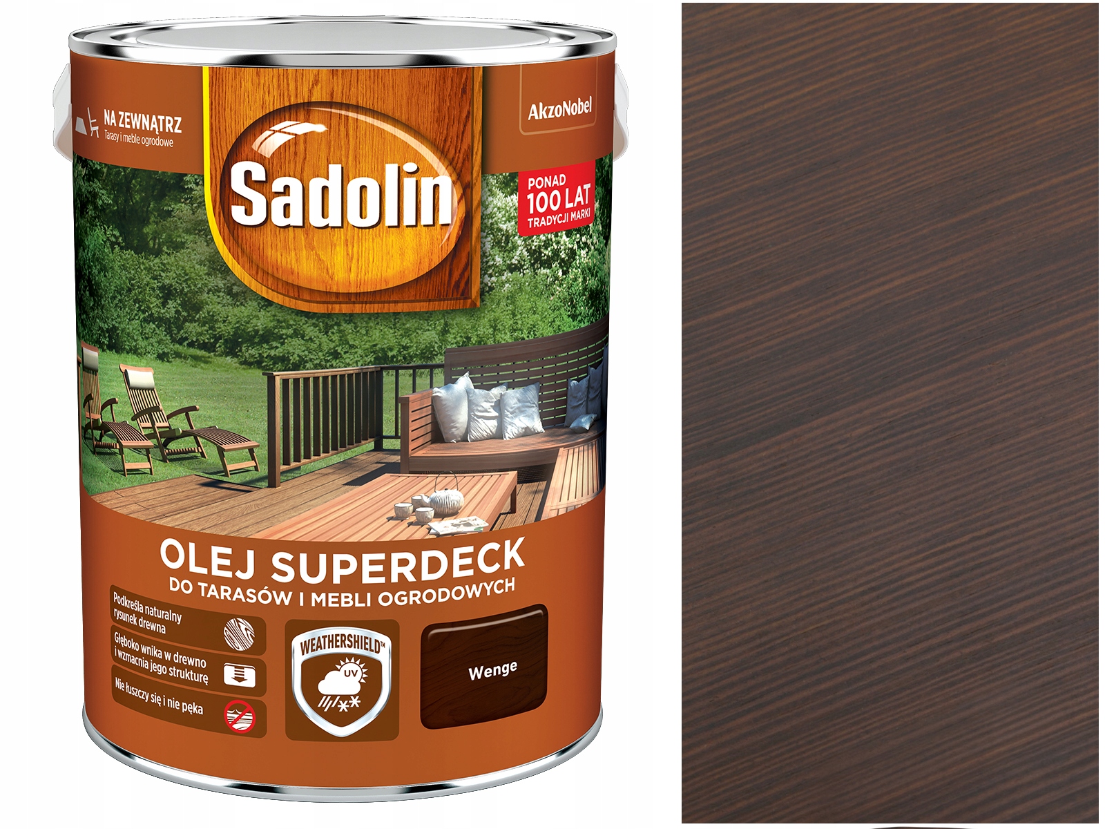 Sadolin Superdeck olej do tarasu Wenge 2,5L