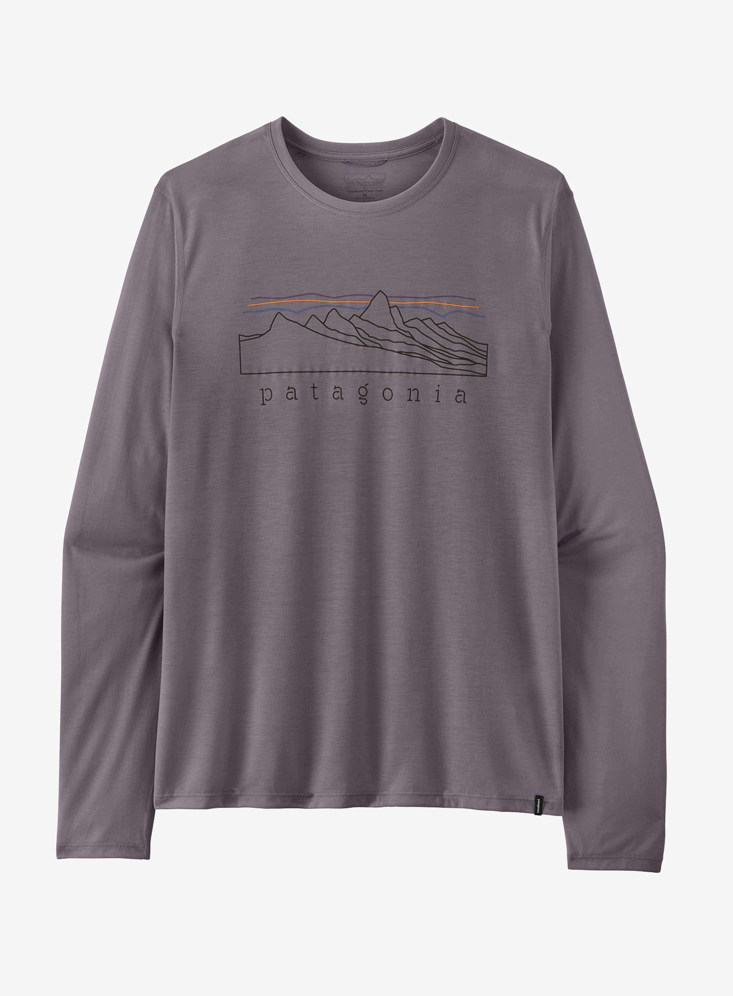 Bluza bez kaptura Patagonia L/s Cap Cool Trail Shirt Stratapeaks grey L