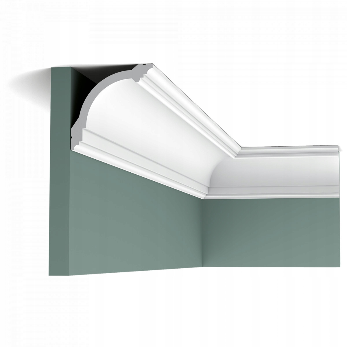 Lišta 2000x95x100 mm Orac stropní lišta CB512 elegantní