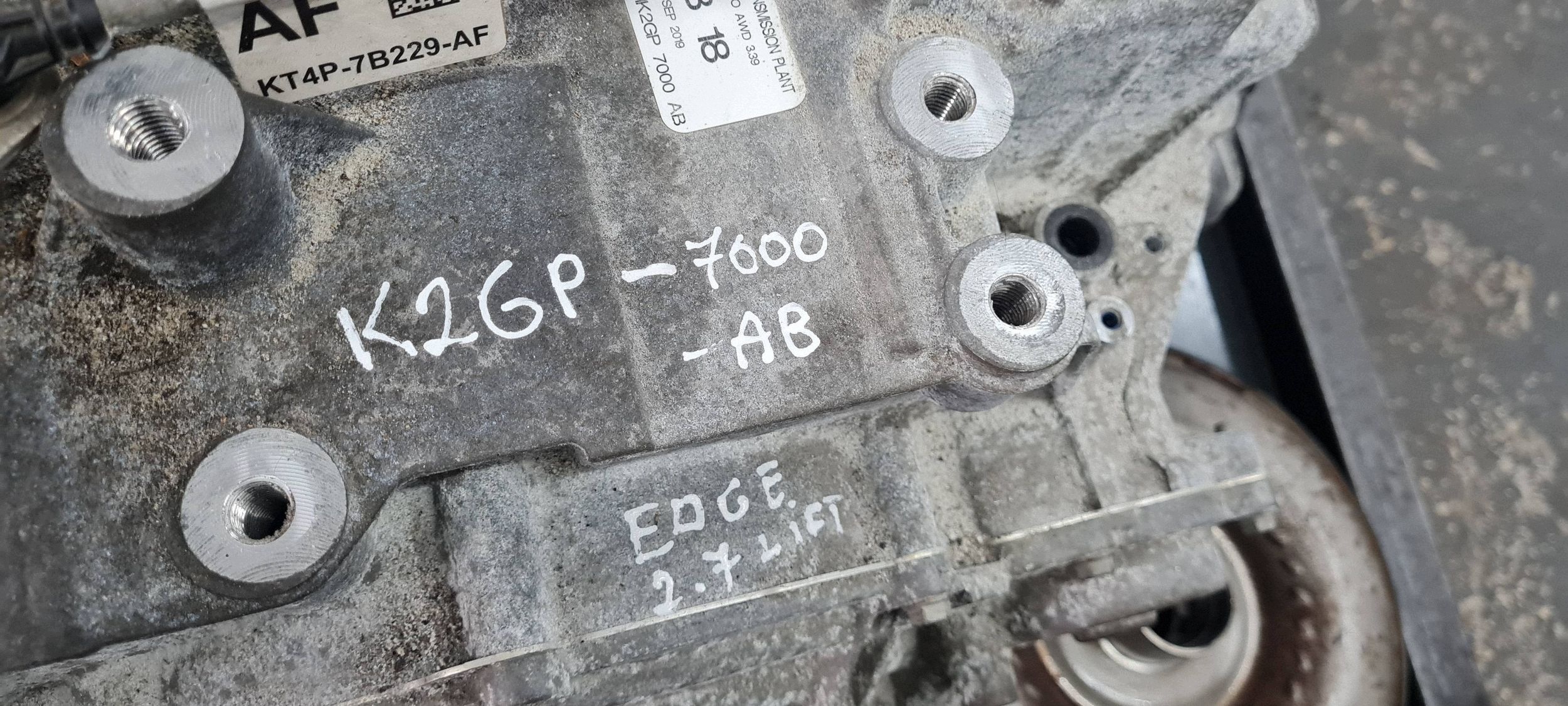 Ford Edge II 2020 ST LIFT gearbox, automatic 2.7 V6 K2GP7000AB