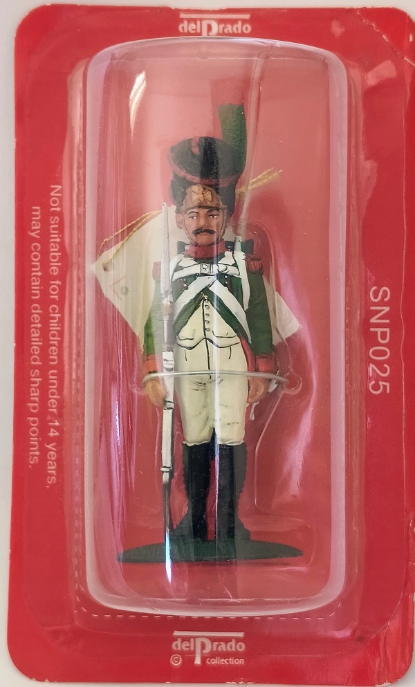 Grenadier Napoleon's Italian Guard 1806 Del Prado SNP025 1/30 plus noviny!