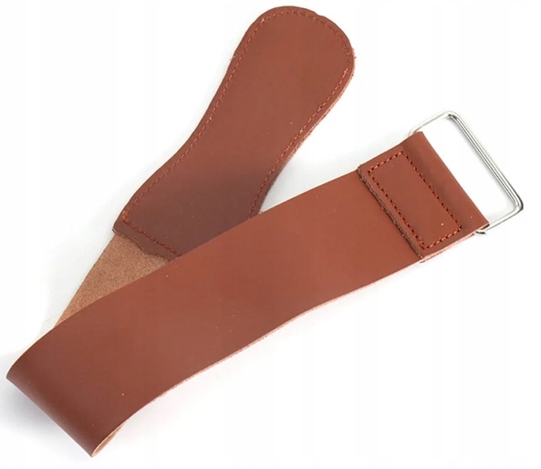 SKÓRZANY PAS DO OSTRZENIA POLEROWANIA BRZYTWY PASEK OSEŁEK UNIWERSALNY Marka Regmag