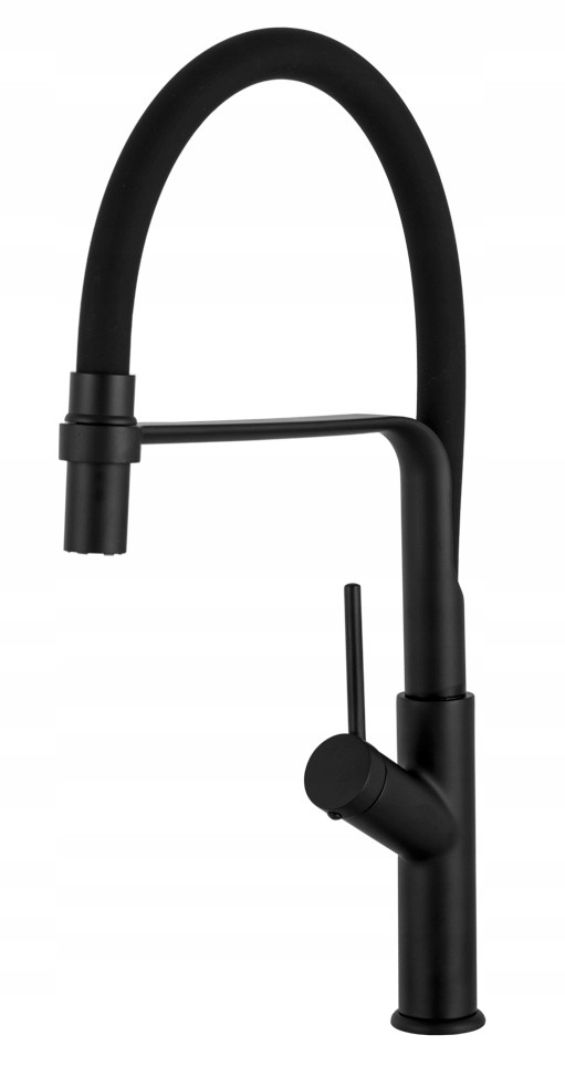 Flexibilná Kuchynská Batéria, Ohybný Čierny Kuchynský Kohútik, Drez Vasto