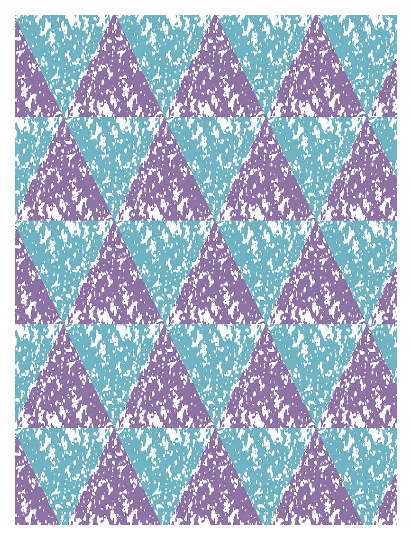 Fototapeta flizelina Romby tyrkysová a levandule geometrie barvy 206x275 lepidlo