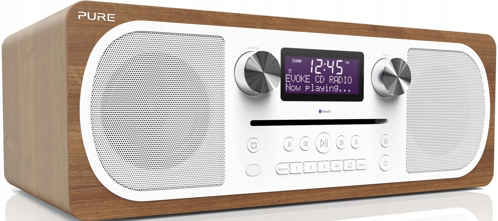 Radioodtwarzacz Pure Evoke C-D6 Radio Dab+ Bluetooth CD Orzech biały