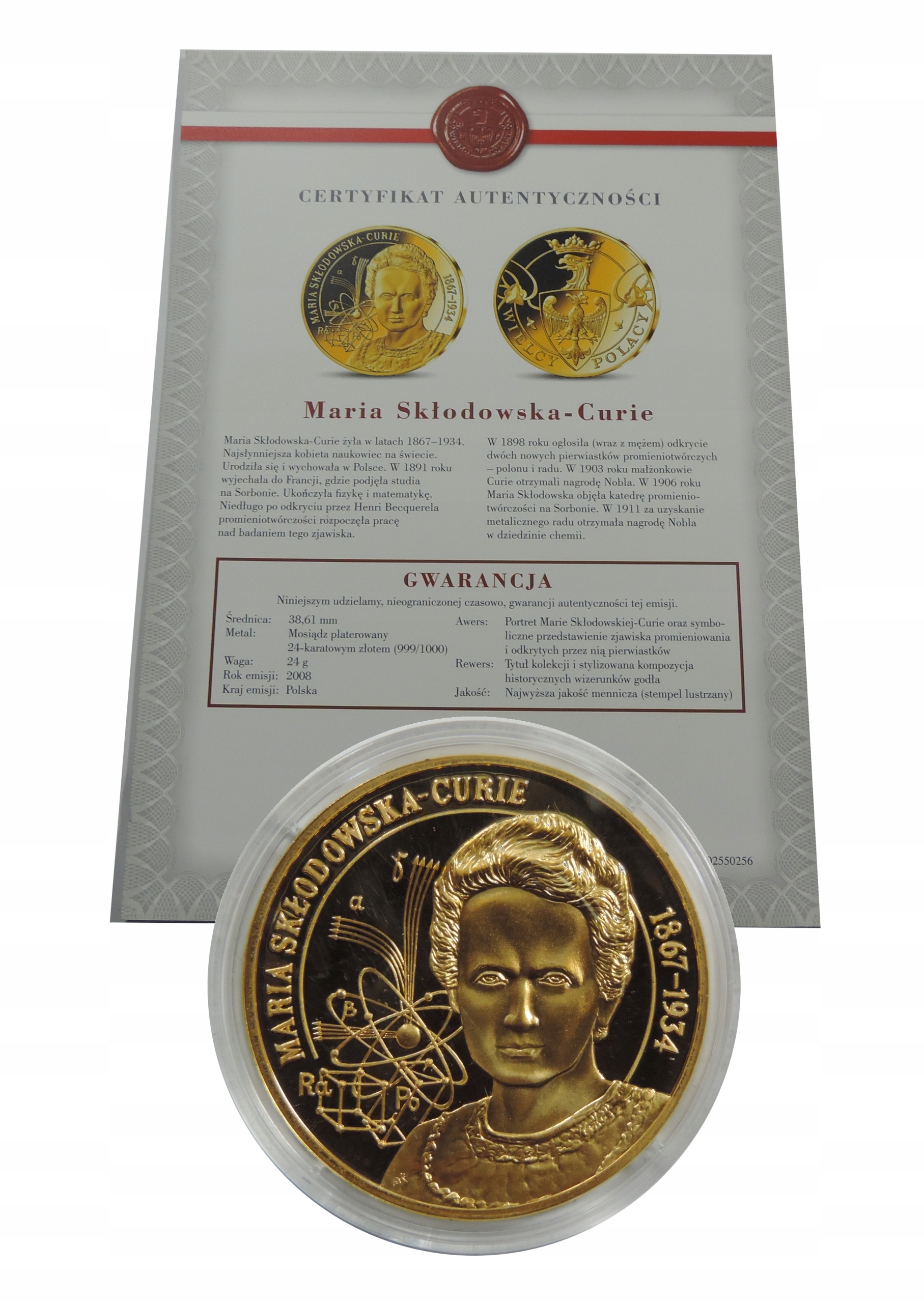 MEDAL - MONETA - NUMIZMAT - KOLEKCJONERSKI - WIELCY POLACY -YA2