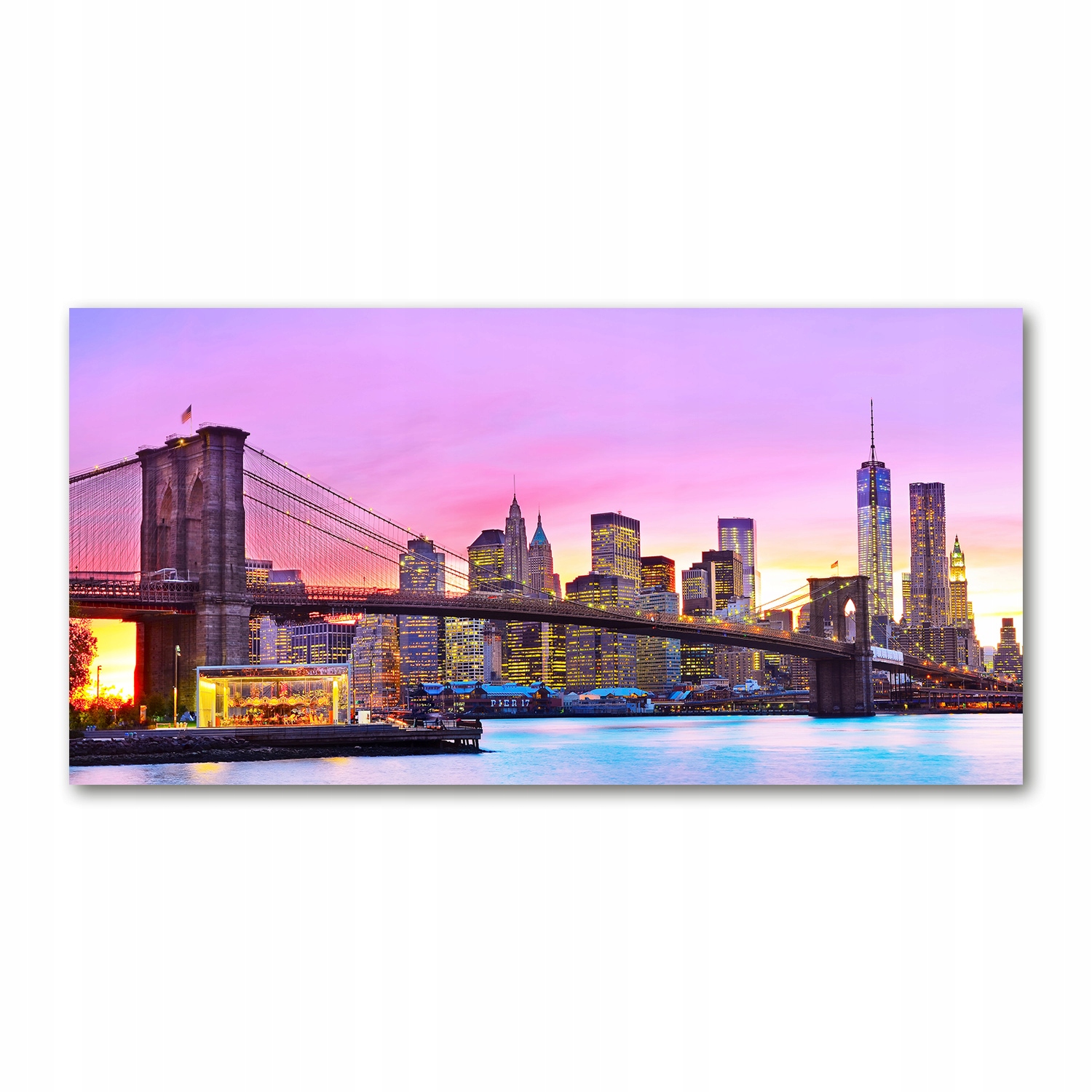 

Foto obraz akrylowy Manhattan Nowy Jork 140x70 cm